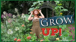 Growing Vegetables Vertically in the Garden- Grow Up!