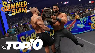 WWE Top 10 Moments from SummerSlam 2022!  WWE 2K