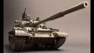 Т 62 Trumpeter. Обзор собранной модели