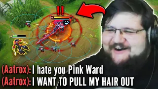 Pink Ward gives enemy Aatrox permanent emotional damage in this game