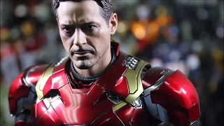 [Unboxing]Hot Toys -Civil War 1/6th Scale -Iron Man Mark 46 Collectible Figure