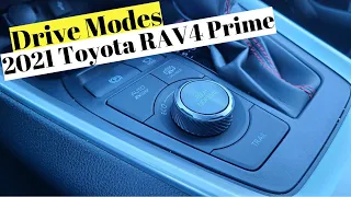 Drive Modes of the 2021 Toyota RAV4 Prime