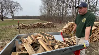 Firewood Hauling...Ultratec Quad Dump Trailer