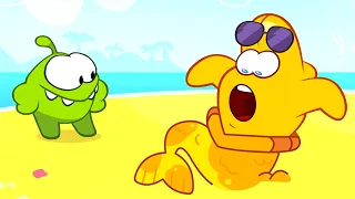 As Histórias do Om Nom - Tempo engraçado na praia - Desenhos Animados para crianças