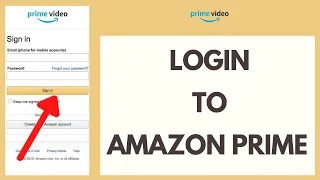 Amazon Prime Login | Amazon Prime Login Desktop | Amazon Prime Sign in