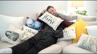 Couples and throw pillows