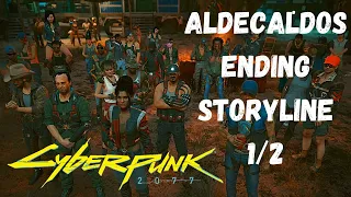 Cyberpunk 2077 PS5 gameplay - Part 21 Aldecaldos ending walkthrough