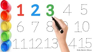 Learn to count, One two three, 123 Numbers, 123,1 to 100 counting, abc, a to z alphabet - 05