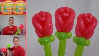 how to make roses with balloons