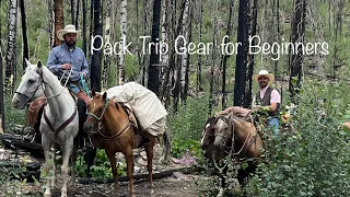 Introduction to horse and mule packing gear.