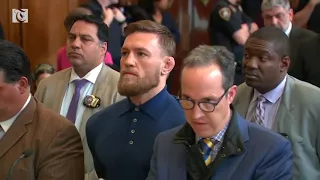 McGregor appears in court on assault charges