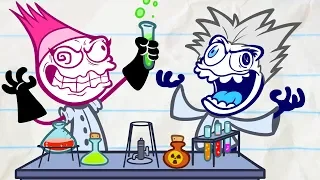 Pencilmate's MAD EXPERIMENT | Animated Cartoons Characters | Animated Short Films
