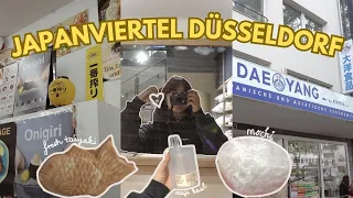 little tokyo vlog  🍙 🍡🍵| Japanviertel Düsseldorf, taiyaki, onigiri,  japanese & korean  snacks