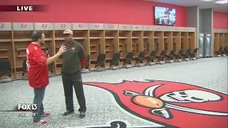 Inside the Tampa Bay Buccaneers' new locker room