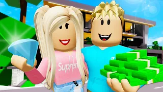 The Billionaire Girlfriend! A Roblox Brookhaven Movie (Brookhaven RP)