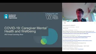 IHI Virtual Learning Hour Special Series: COVID-19: Caregiver Mental Health and Wellbeing