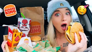 Trying Burger King's IMPOSSIBLE WHOPPER for the FIRST TIME ! Burger King MUKBANG