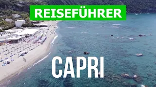 Urlaub in Capri, Italien | Resorts, Meer, Strände | Drohne 4k Video | Insel Capri was zu sehen