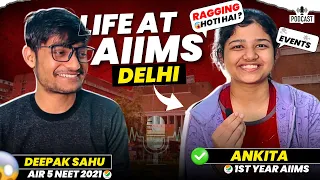 Life after NEET in AIIMS delhi😍🔥Toppers Talk Ep.3 #aiimsdelhi #aiims #neet2025 #neet #mbbs