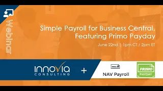 Simple Payroll for Business Central, Featuring Primo Payday