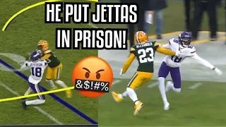 Justin Jefferson Vs Jaire Alexander GOT HEATED! 🔥 FULL MATCHUP! WR Vs CB | Vikings Vs Packers