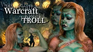 Макияж Тролля | OST Warcraft | Makeup tutorial Troll | МАКИЯЖ | ПЕРЕВОПЛОЩЕНИЕ ШОК