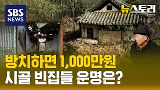 흉물 빈집 "그냥 냅둬유"..철거 안해? 이행강제금 '후덜덜' (뉴스토리) / SBS