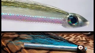 Sunray minnow version with heat shrinkable pipping fly tying instructions