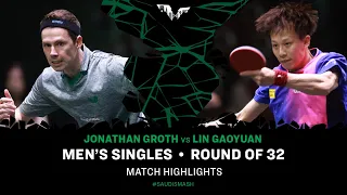 Jonathan Groth vs Lin Gaoyuan | MS R32 | Saudi Smash 2024