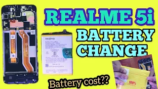 Realme 5i battery replacement | battery change realme 5i #replacement #realme #realme5i