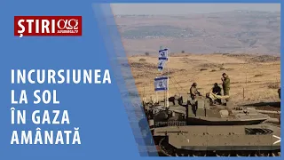 Incursiunea la sol a Israelului în Gaza a fost amânată | AO NEWS, 24 octombrie 2023