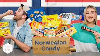 British People trying Norwegian Candy - This With Them