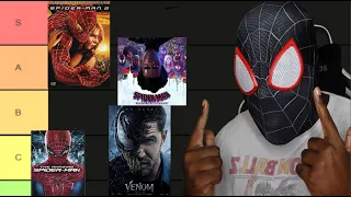 SPIDERMAN MOVIE TIER LIST