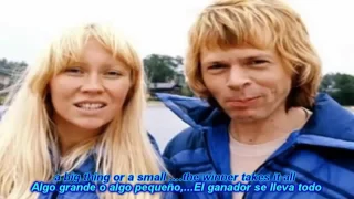 ABBA The Winner Takes It All HD Lyrics Sub Español Ingles