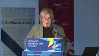 Zugang Gestalten! 2016 - Keynote von Prof. Dr. Reinhard Förtsch