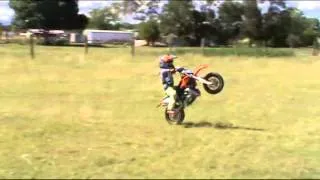 Ktm mini 50 sx wheelie