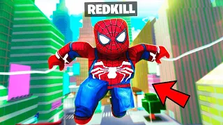 REDKILL SAUVE LA VILLE EN DEVENANT SPIDERMAN sur ROBLOX ! (Spiderman Simulator 2023)