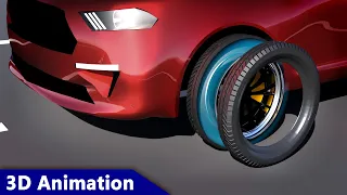 TUBELESS tyre  as a life saver ,learn with animation...