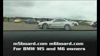 m6board.com:  BMW M6 Cabrio vs Mercedes SL55 AMG 50-270 km/h