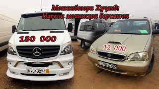 Мошинбозори Хучанд! Нархои мошинхои Porter 1 2, Starex, Sprinter Kia Karavan Kia Bongo 3 ва гайра...