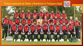 Echipa națională de fotbal a  României la Timișoara în Iulie 1994 după Campionatul Mondial din USA