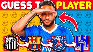 GUESS the PLAYER by their TRANSFERS ⚽🤔 WHICH IS THE FOOTBALLER BY HIS TEAMS | FOOTBALL TEST
