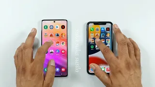 Samsung A73 vs Iphone XR | Comparison Speed Test