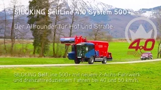 SILOKING SelfLine 4.0 System 500+ Futtermischwagen  - Der Allrounder für Hof und Straße