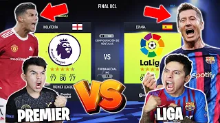 LA FINAL mas ÉPICA DE CHAMPIONS *Premier League vs Liga*😱¡PARTIDO DEFINITIVO! RAMIRIN vs EDSON FDB