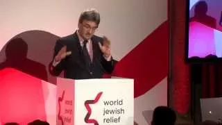 Fergal Keane addresses World Jewish Relief Annual Dinner 2015