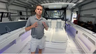 2021 Invincible 40' Catamaran Dual Row with Quad Mercury 400M Verados | Walk Through