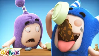 Eat and Run! | Oddbods - Food Adventures | Cartoons for Kids