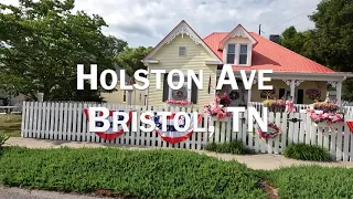 4k Ride Along in Bristol TN - Historic Homes and Beautiful Setting - Holston Ave