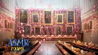 Hogwarts Great Hall Ambience - Harry Potter Inspired ASMR - 💘 Valentine's Day Morning ❤️